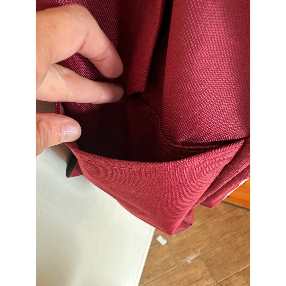 Beetlejuice Handbook for the Recently Deceased Backpack Maroon Burgundy Bag - Picture 12 of 14